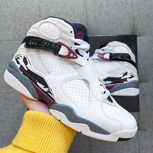 Jordan Shoes - 🤍❤️ Nike Air Jordan 8 retro white shoes